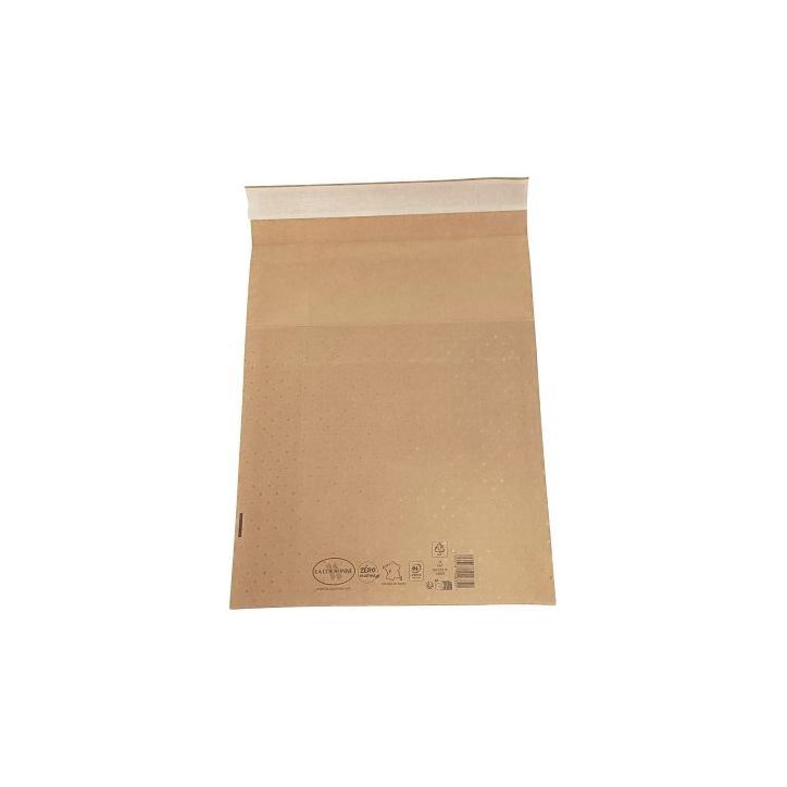 Carton de 50 pochettes bulle air papier 150  x 250 mm avec soufflet 90 mm 835 LA COURONNE