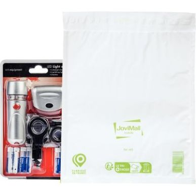 Achetez Paquet de 10 pochettes bulles d'air polyéthylène format 18x26cm blanc 103100160 pas cher s..