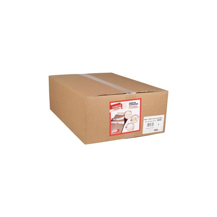 Carton 200 pochettes aller retour kraft 380 x 480 80BS 4574 GPV
