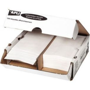 Achetez Boîte de 1000 étiquettes d'affranchissement 140x45mm - 2 poses 14020 AGIPA pas cher sur Ma..