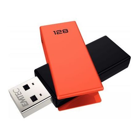 Achetez Clé USB Emtec Brick 2.0 C350 128 go orange ECMMD128GC352 EMTEC pas cher sur Ma Rentrée Sco..