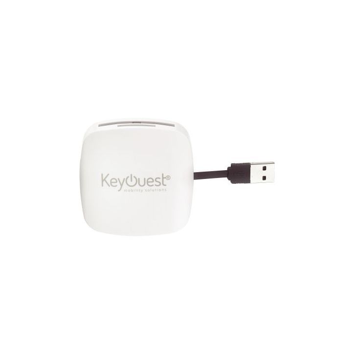 HUB 2 en 1 avec 3 ports USB 2.0 et lecteur de cartes mémoires KO010082