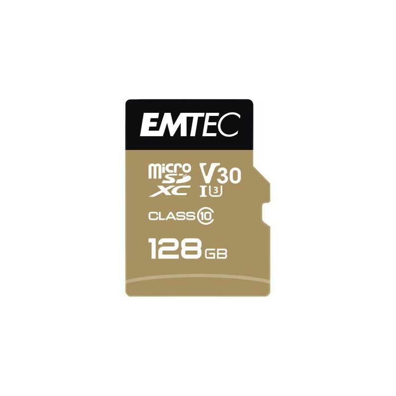 Achetez Carte micro SD Emtec UHS I U3 V30 Speedin Pro 128 GO XC ECMSDM128GXC10SP EMTEC pas cher sur ..