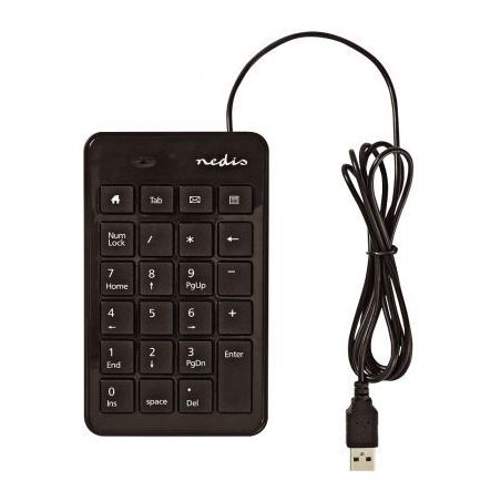 Achetez Pavé numérique USB filaire noir KBNM100BK NEDIS pas cher sur Ma Rentrée Scolaire