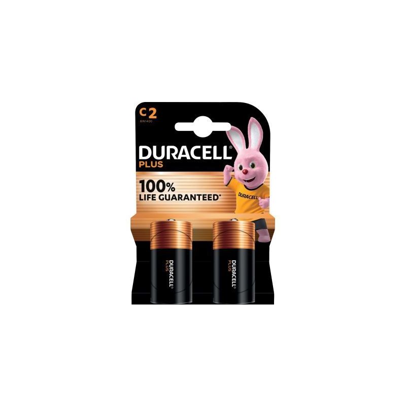Achetez Blister 2 piles 1,5V Plus C / LR14 5000394141827 DURACELL pas cher sur Ma Rentrée Scolaire