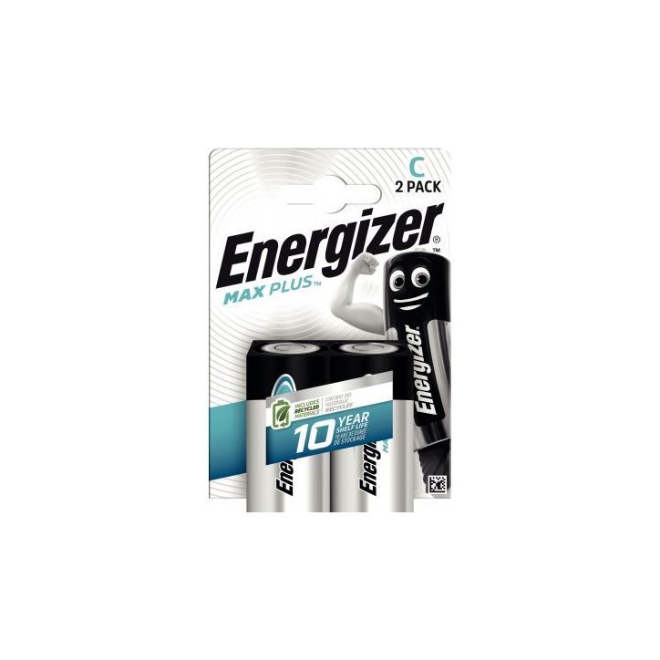 Blister 2 piles 1,5V Max Plus C 7638900423334 ENERGIZER