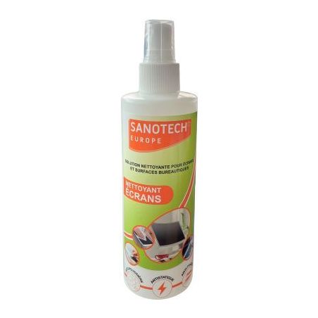Achetez Spray nettoyant pour écran 250ml ST0061 SANOTECH pas cher sur Ma Rentrée Scolaire