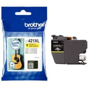 Achetez Cartouche encre Brother LC421XLY haute capacité jaune à la marque Guitare LC421XLY BROTHER..