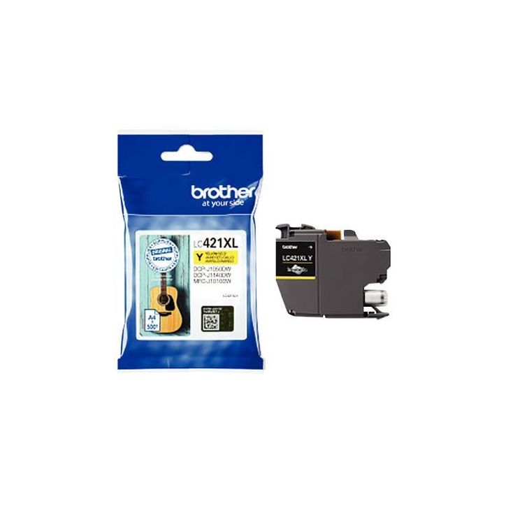 Cartouche encre Brother LC421XLY haute capacité jaune à la marque Guitare LC421XLY BROTHER