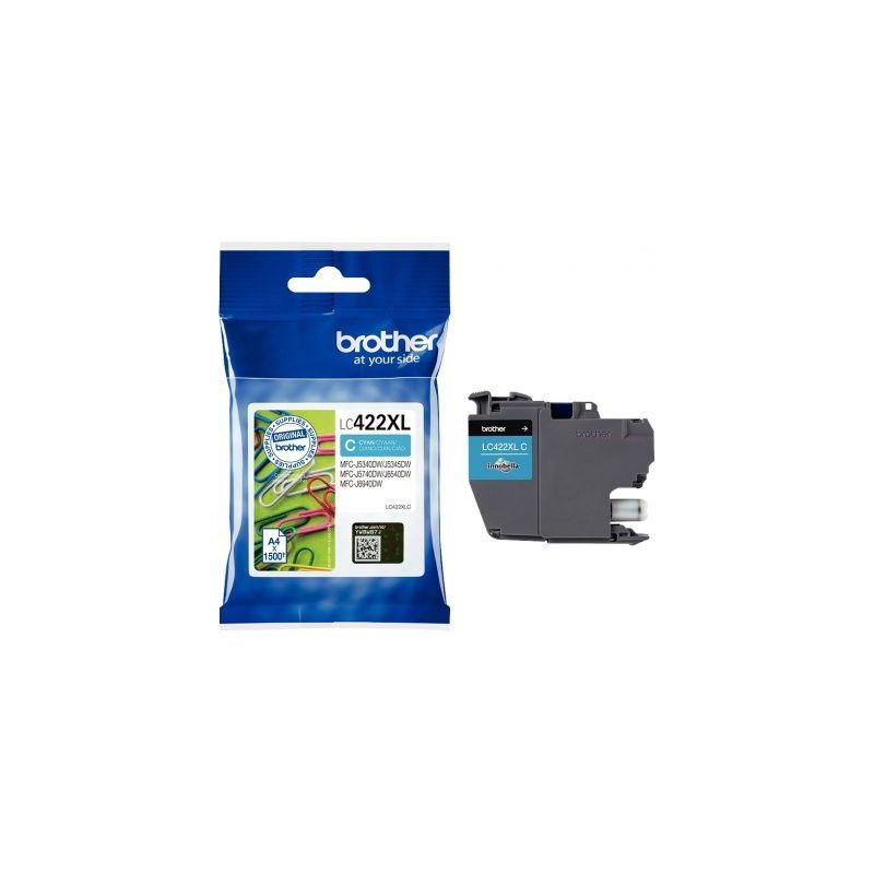 Achetez Cartouche d'encre Brother LC422XLC cyan haute capacité à la marque Trombone LC422XLC BROTH.. Achetez Cartouche d'encre Brother LC422XLC cyan haute capacité à la marque Trombone LC422XLC BROTH..