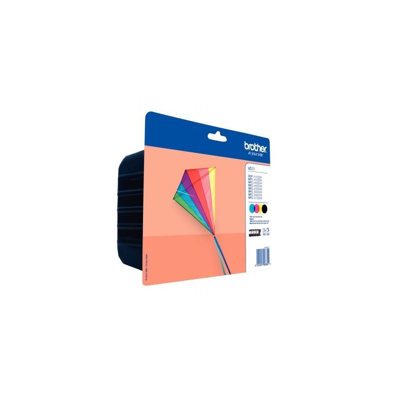 Achetez BROTHER Pack 4 couleurs Jet d'encre LC223VALBP pas cher sur Ma Rentrée Scolaire Achetez BROTHER Pack 4 couleurs Jet d'encre LC223VALBP pas cher sur Ma Rentrée Scolaire