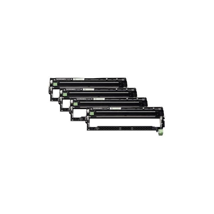 Brother DR248CL lot de 4 tambours laser noir, cyan, magenta et jaune authentique DR248CL DR248CL BROTHER