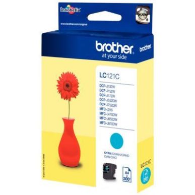 Achetez Cartouche jet d'encre à la marque Brother LC121 cyan Marguerite rouge BRSPILC121C BROTHER p..