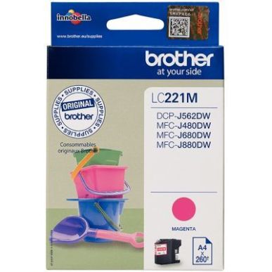 Achetez Cartouche jet d'encre à la marque Brother LC221C cyan Seaux de plage BRSPILC221C BROTHER pa..