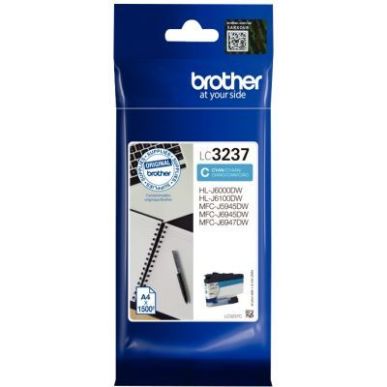 Achetez Cartouche d'encre Brother LC3237C cyan haute capacité à la marque LC3237C BROTHER pas cher..