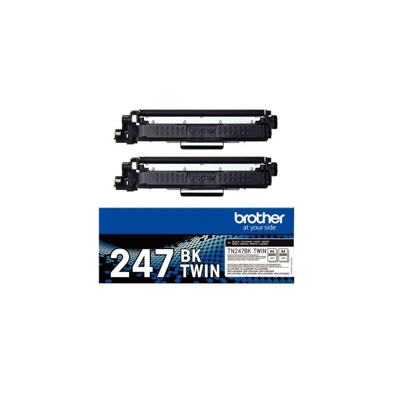 Achetez Lot de 2 toners Brother TN247BK TWIN noir haute capacité à la marque TN247BKTWIN BROTHER p..
