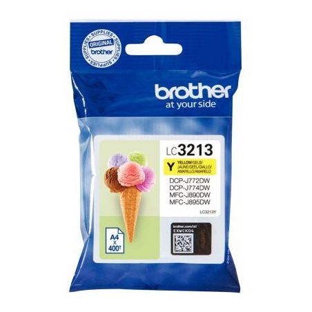 Achetez Cartouche encre à la marque Brother LC3213Y jaune Glace LC3213Y BROTHER pas cher sur Ma Ren..