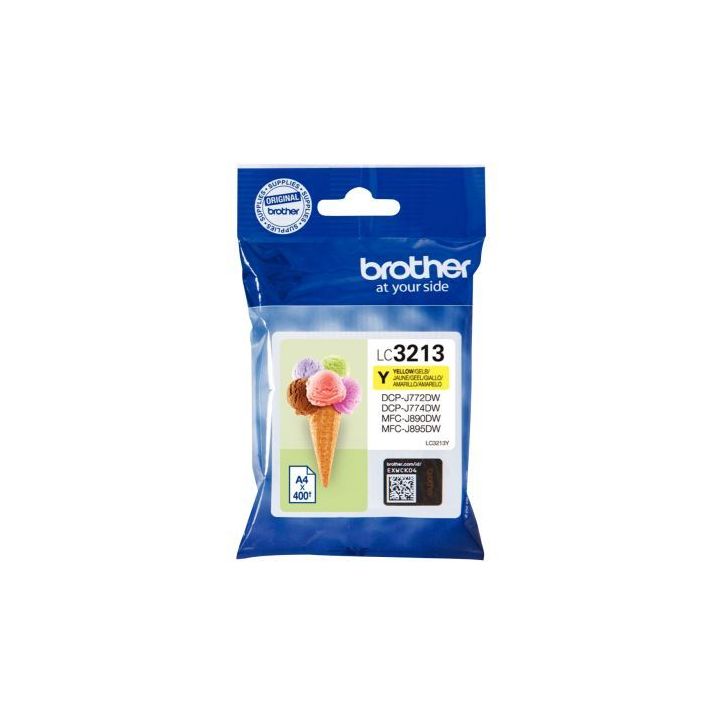 Cartouche encre à la marque Brother LC3213Y jaune Glace LC3213Y BROTHER