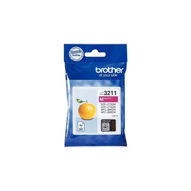 Cartouche encre à la marque Brother LC3211M magenta Orange LC3211M BROTHER