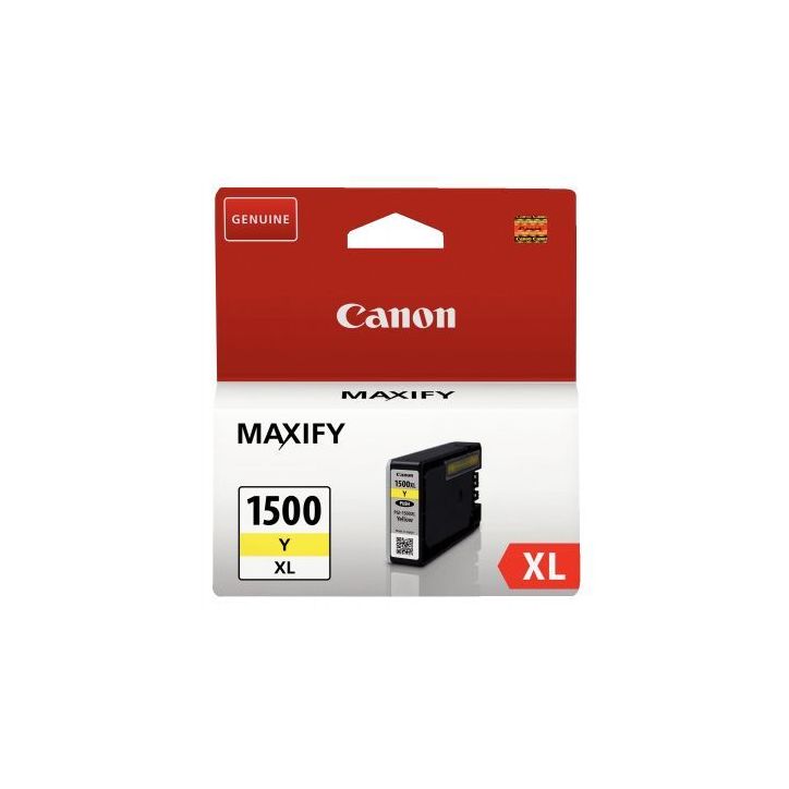 Cartouche jet d'encre à la marque Canon PGI1500XL jaune haute capacité 1500XL CASPI9195B001 CANON