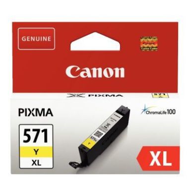 Achetez CANON Cartouche Jet d'encre CLI-571XL Jaune 0334C001AA pas cher sur Ma Rentrée Scolaire