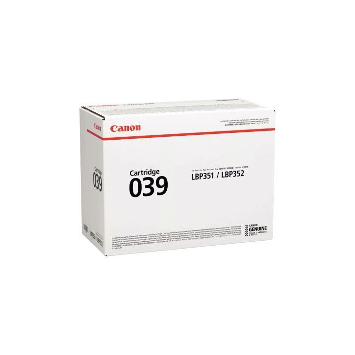 Cartouche laser à la marque Canon 039 Noir 039 0287C001 CANON