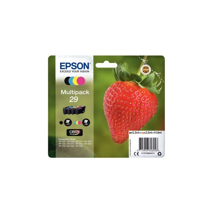 EPSON Multipack Jet d'encre fraise C13T29864012