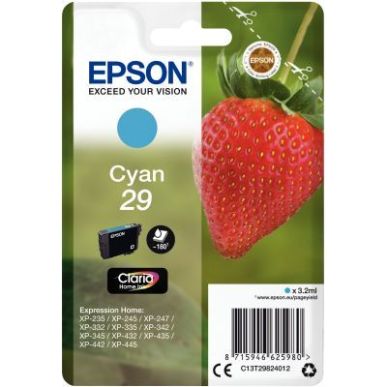 Achetez Cartouche jet d'encre à la marque Epson T298240 cyan Fraise C13T29824010 EPSON pas cher sur..