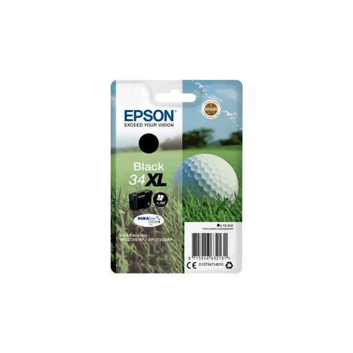 Cartouche jet d'encre à la marque Epson T347140 noir haute capacité Balle de golf C13T34714010 EPSON