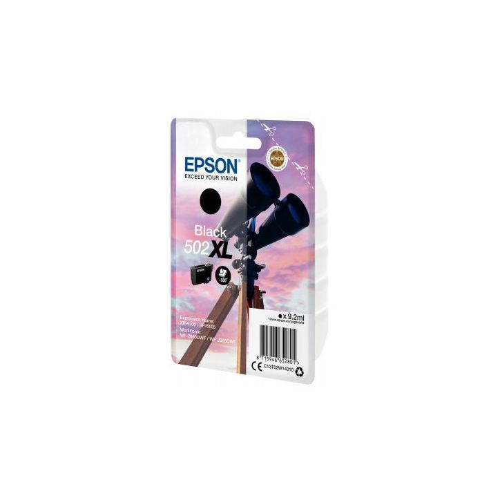 Cartouche jet d'encre à la marque Epson T02W140 noir haute capacité Jumelles C13T02W14010 EPSON