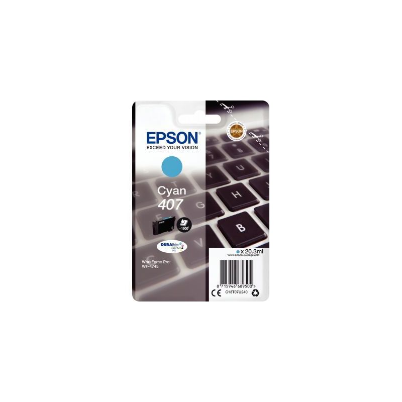 Achetez Cartouche jet d'encre à la marque Epson T07U240 cyan Clavier C13T07U240 EPSON pas cher sur ..