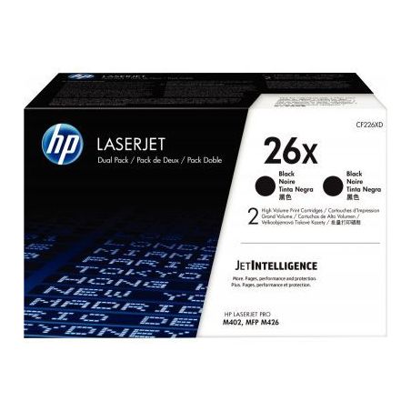 Achetez Lot de 2 cartouches laser à la marque HP CF226XD noir haute capacité 26X CF226XD HP pas ch..