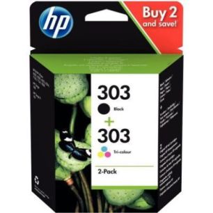 Achetez Lot de 2 cartouches encre à la marque HP 3YM92AE noir et couleurs 303 HPSPI3YM92AE HP pas c..