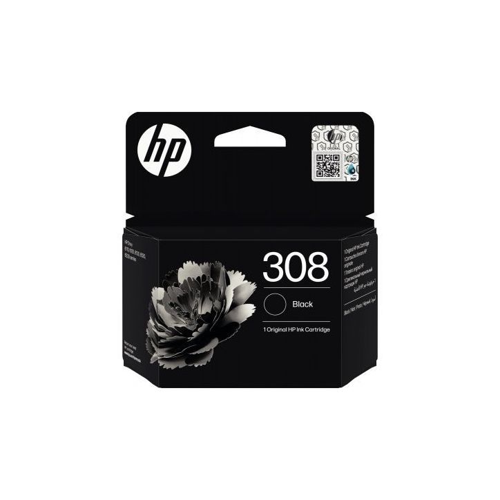 HP 308 cartouche d'encre noire authentique (7FP21U) 308 HPSPI7FP21UE HP