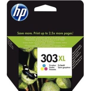 Achetez HP 303XL Cartouche d'Encre Trois Couleurs grande capacité Authentique (T6N03AE) pas cher su..