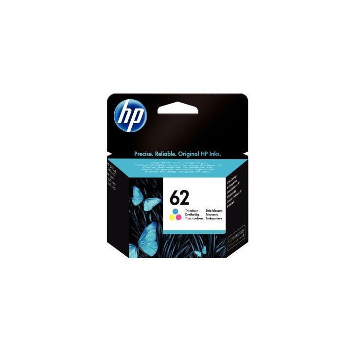 HP 62 Cartouche d'Encre Trois Couleurs Authentique (C2P06AE)