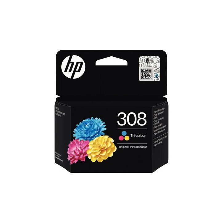 HP 308 cartouche d'encre trois couleurs authentique (7FP20U) 308 HPSPI7FP20UE HP