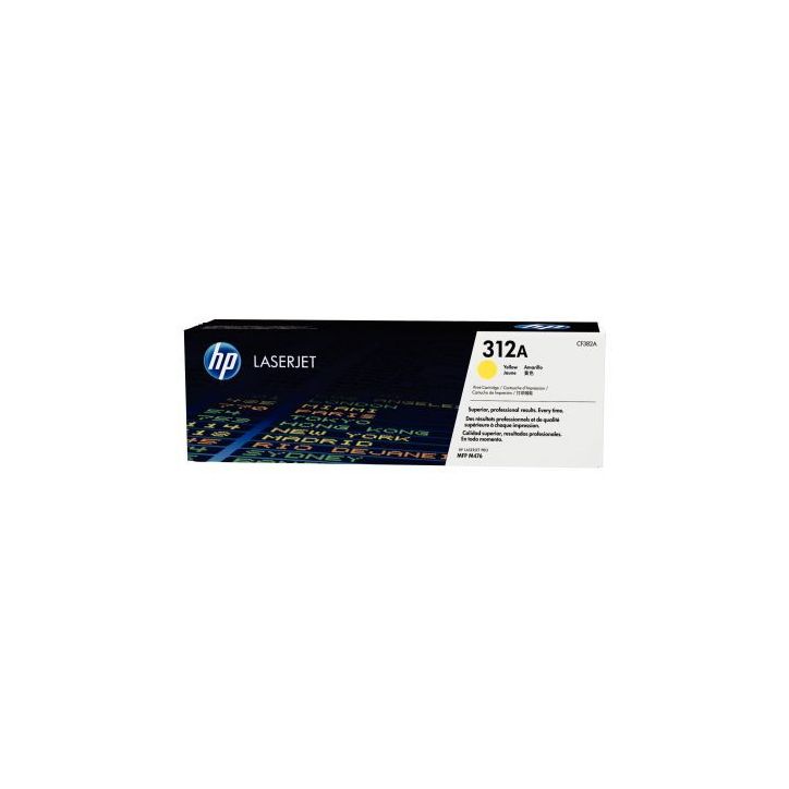 Cartouche laser à la marque HP CF382A jaune 312A CF382A HP