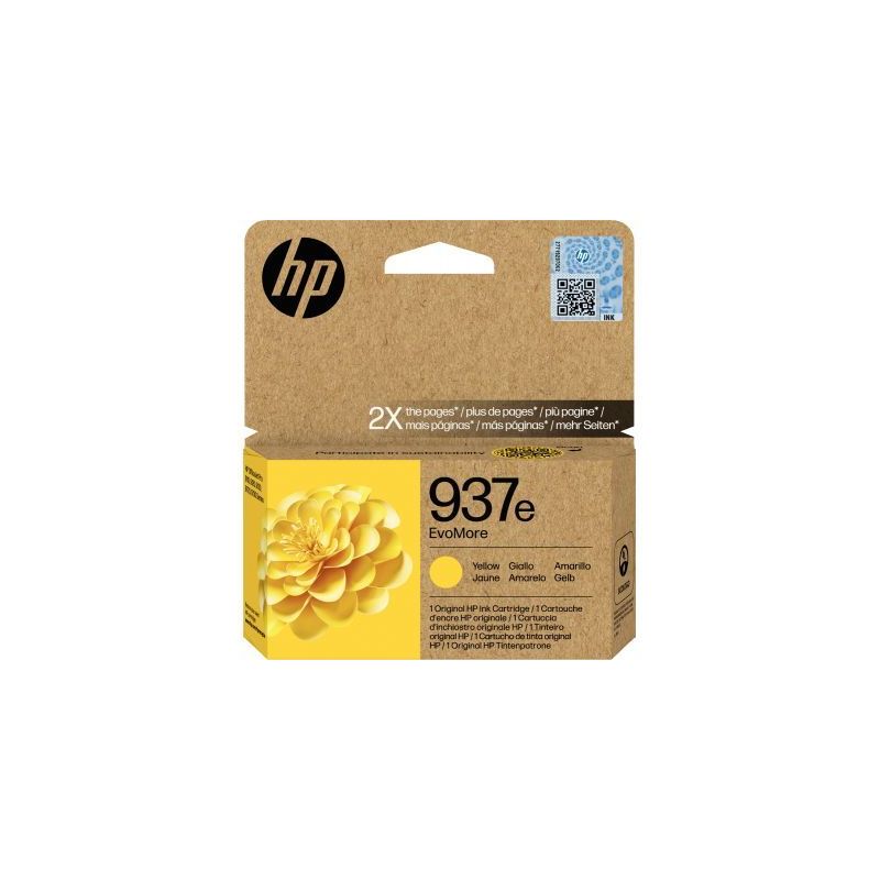 Achetez HP 937e cartouche d'encre jaune haute capacité authentique (4S6W8NE) 937e HPSPI4S6W8NE H..