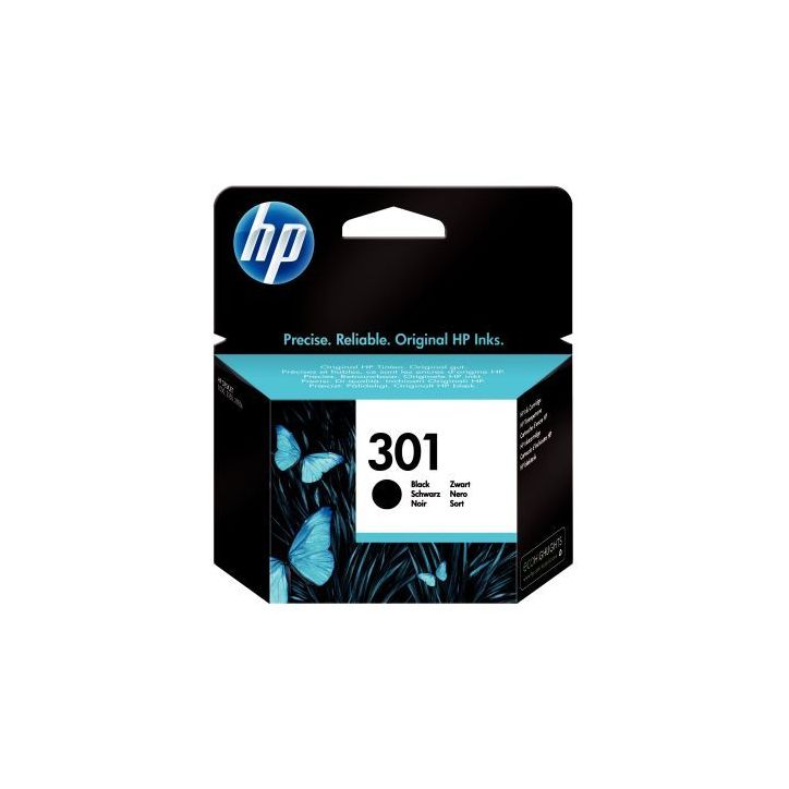 HP 301 Cartouche d'Encre Noire Authentique (CH561EE)