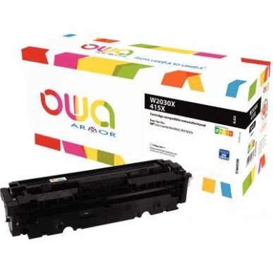 Achetez OWA cartouche laser noire haute capacité remanufacturée compatible HP 415X (W2030X) 415X K..