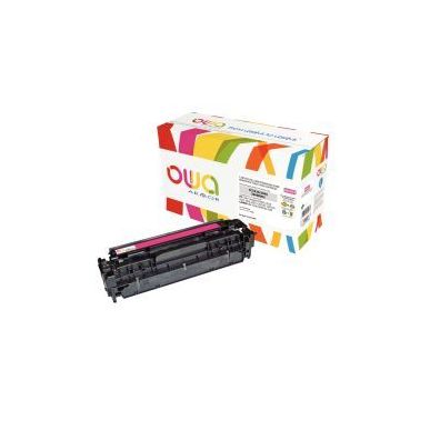 Achetez OWA cartouche laser magenta remanufacturée compatible Canon 718 et HP 304A (CC533A) 304A / ..