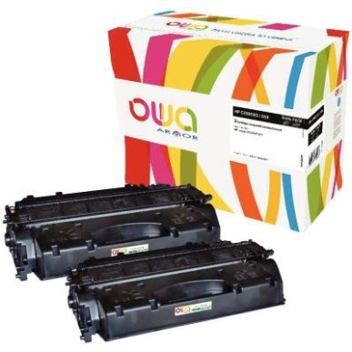 Achetez Lot 2 cartouches laser compatible à la marque HP 05XD et Canon 719H noir haute capacité K3..