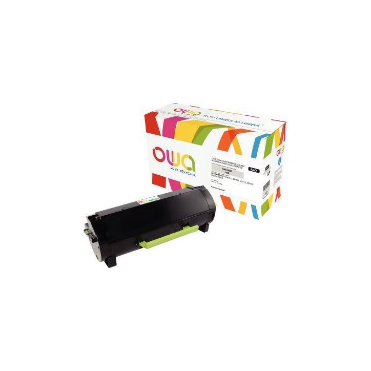 Toner compatible à la marque Lexmark 50F2000 noir K16025OW OWA ARMOR