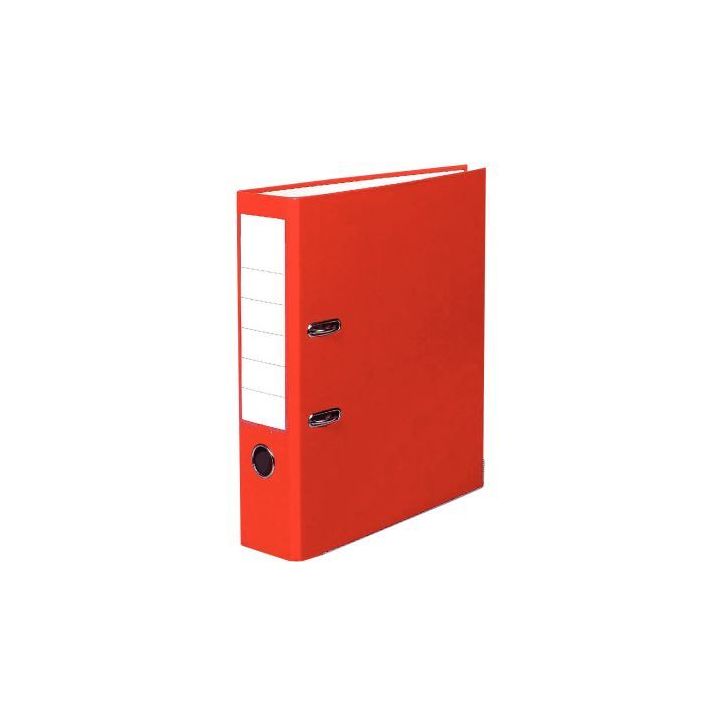 PERGAMY Classeur à  levier en polypropylène intérieur/extérieur. Dos 5cm. Format A4. Coloris Rouge