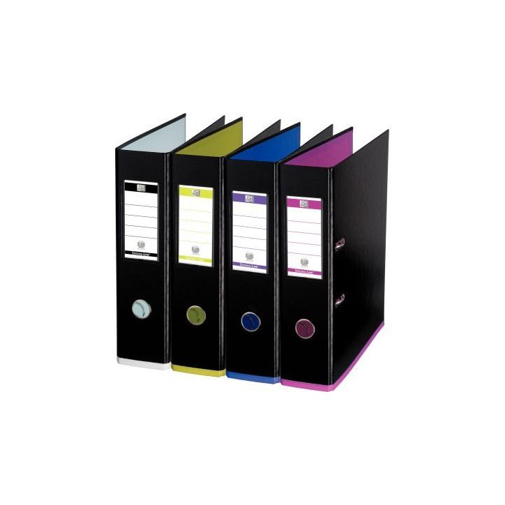 Lot de 10 classeurs à levier MY COLOUR, dos de 80 mm, noir 100023639 MY COLOR HAMELIN