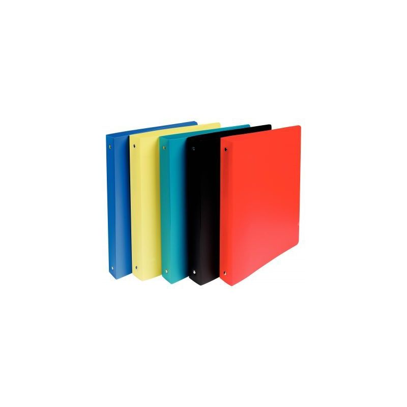 Achetez Carton de 20 classeurs en polypropylène semi-rigide, 4 anneaux ronds diamètre 30 mm, forma..