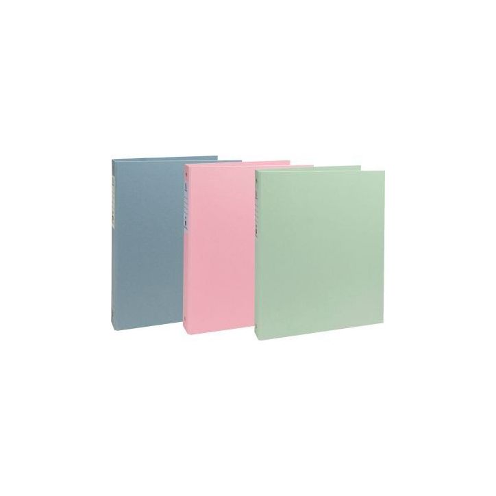 Classeur 4 anneaux en carton recyclé AUTENTIK, format A4, dos 4 cm, coloris assortis 51239E AUTENTIK EXACOMPT(...)