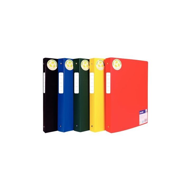 Classeur 4 anneaux ECOGREEN en polypropylène recyclé, dos 4 cm, format A4+, coloris assortis 1400164 ECOGREE(...)