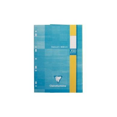 Achetez Etui 100 feuillets mobiles, 200 pages, 21x29,7 cm, seyes, blanc 1751C CLAIREFONTAINE pas che..